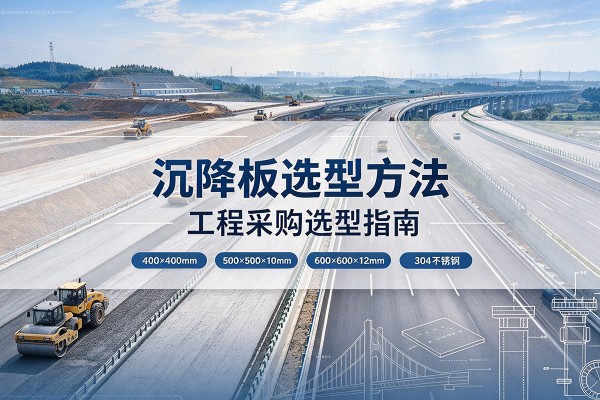 明光沉降板选择方法