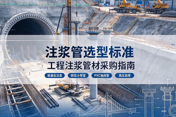 明光注浆管选型标准